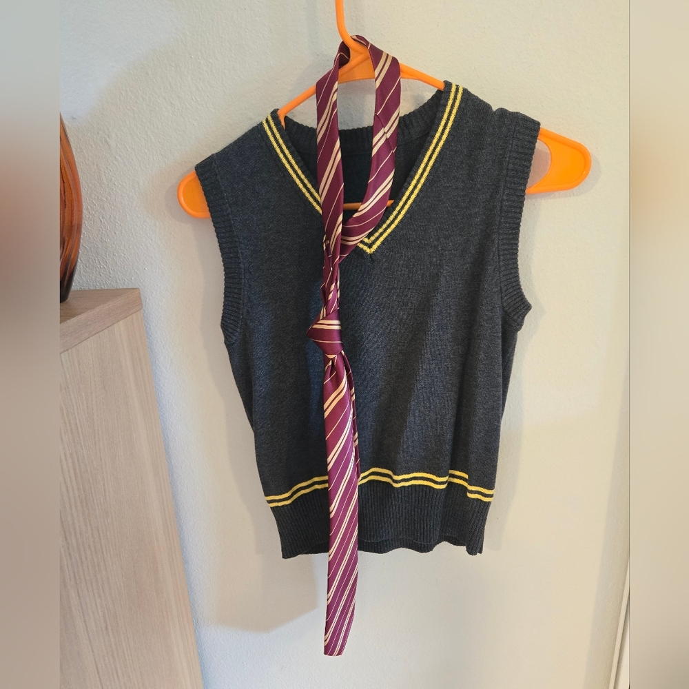 Harry Potter Cosplay Vest and Tie